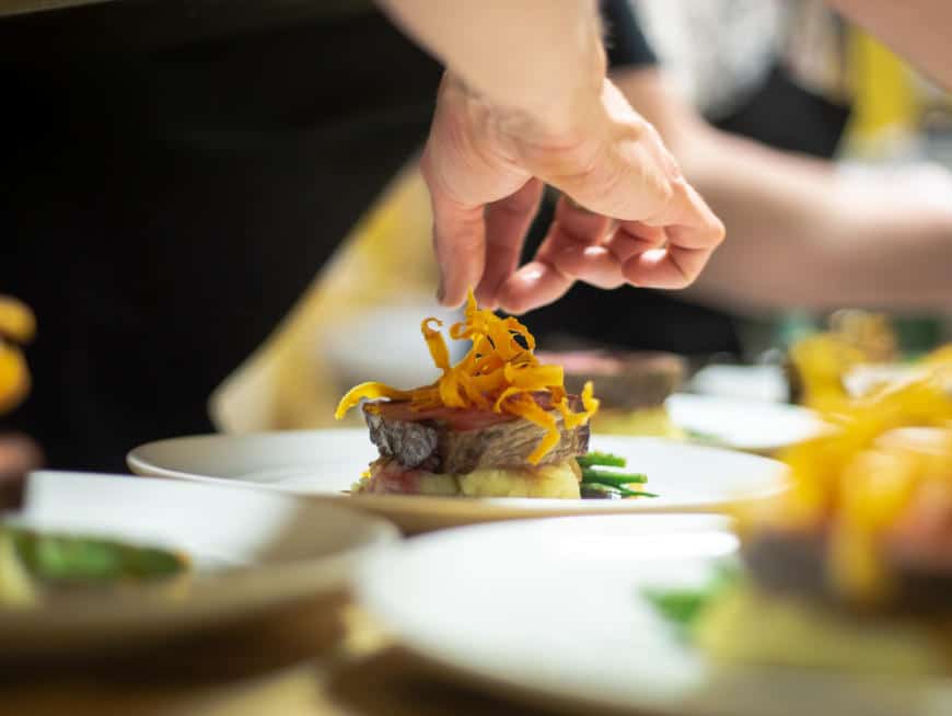 Dining at Roundwood House 1
